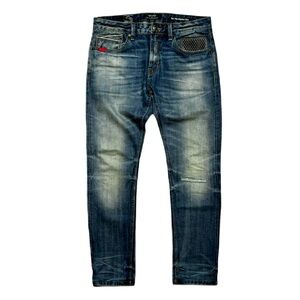Cult of Individuality King Baby Japanese Selvedge Denim Blue Jeans 33 x 33L